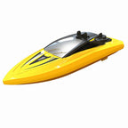 2.4G Remote Control Low Speed Boat Electric Speedboat Rechargeable Competitive Boat Racing Children Water Outdoor Toy Boat