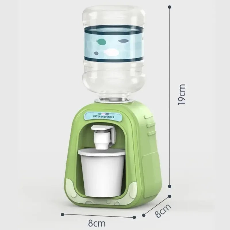 1PC Mini Play House Cartoon Water Dispenser Rotatable and Detachable Cartoon Children'S Beverage Machine Interactive Kids Toys