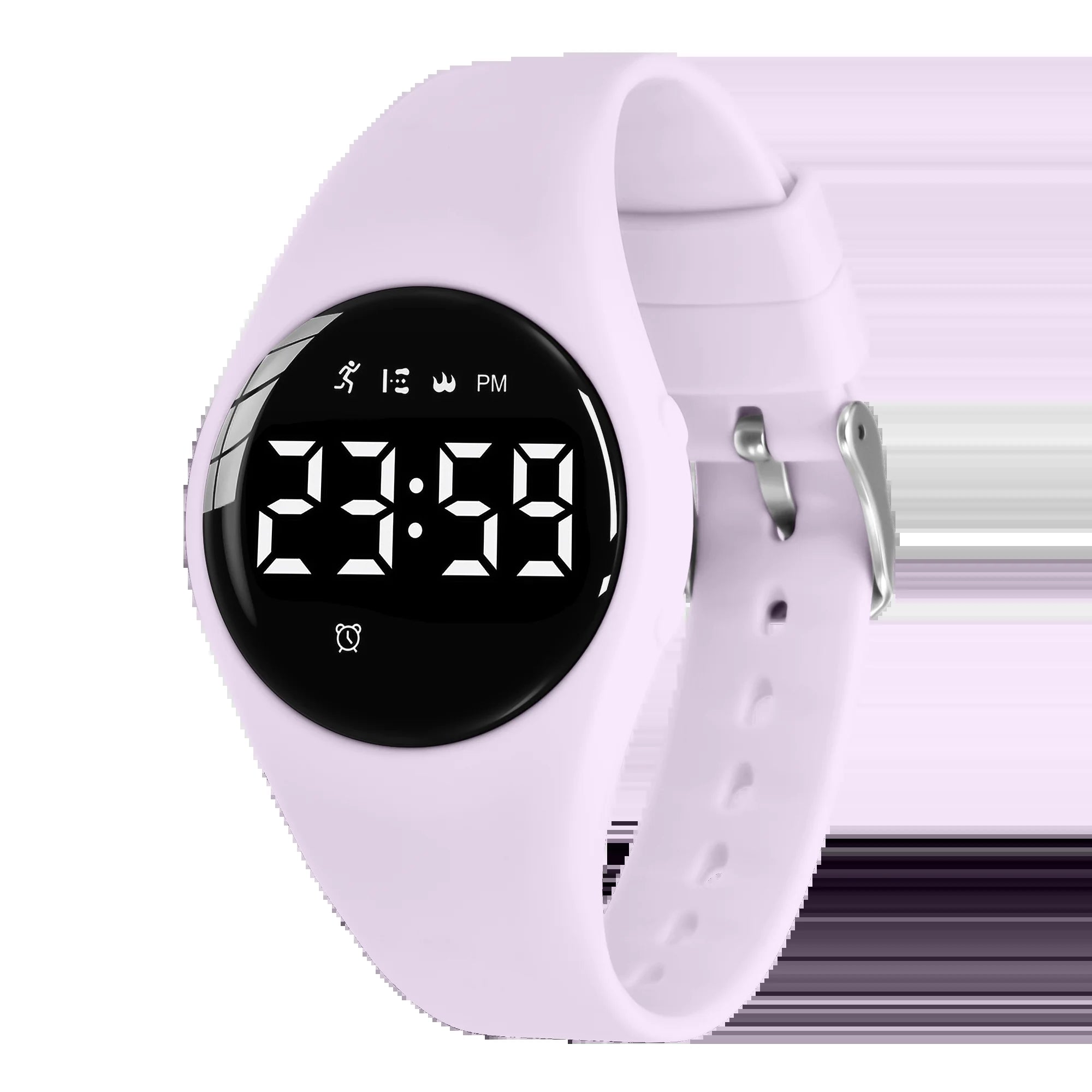 Kids Fitness Watch Digital Activity Tracker Watch for Kids Ages 3-12 Non-Bluetooth Alarm Count Steps Wrist Watch for Kids