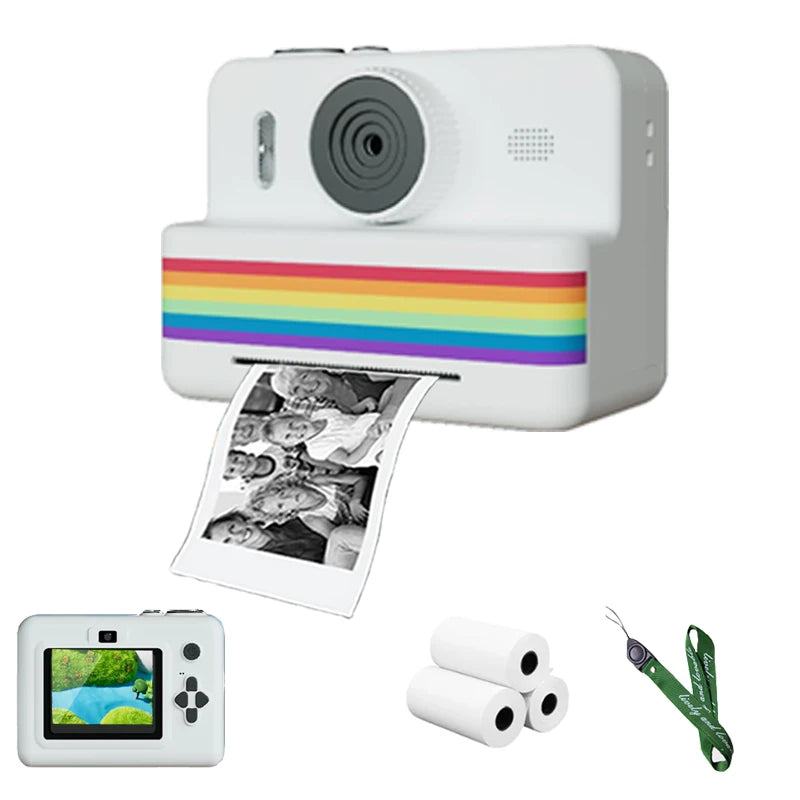 Digital Children Camera for Photography Mini Printer Portable Thermal Instant Print Photo Kids Camera 2.8Inch HD Video Toy Gifts