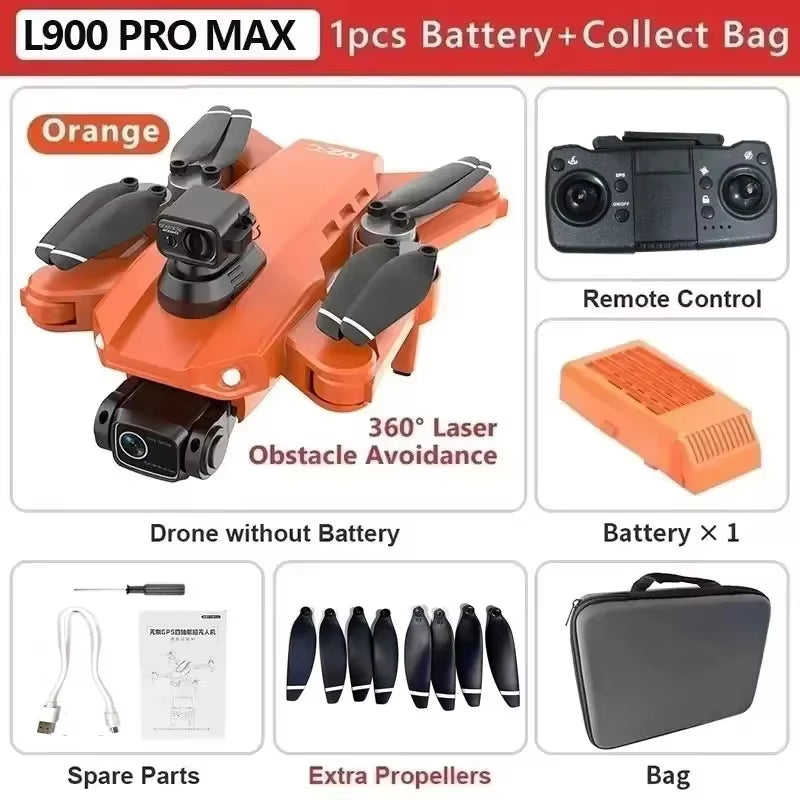 Discover the NEW L900 Pro MAX GPS Drone: Capture Stunning 4K HD Footage with Advanced Obstacle Avoidance and 5G WiFi Technology!