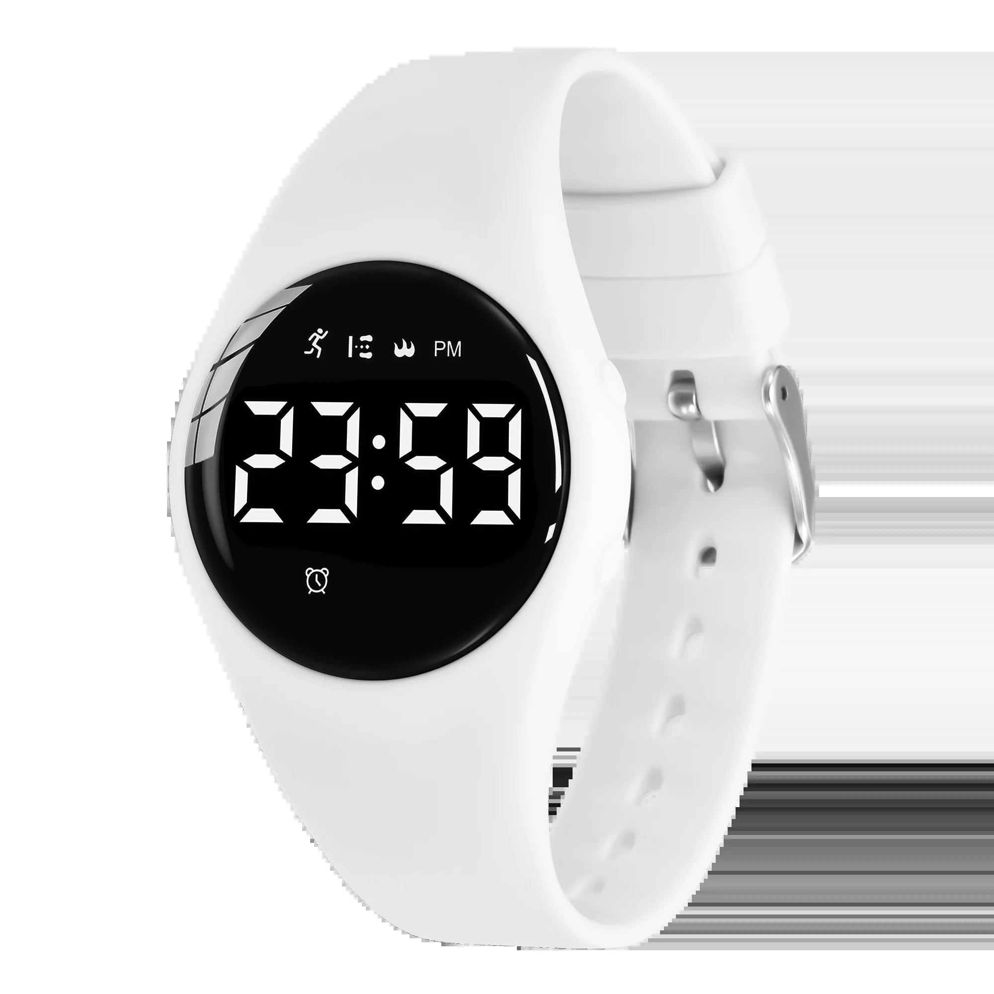 Kids Fitness Watch Digital Activity Tracker Watch for Kids Ages 3-12 Non-Bluetooth Alarm Count Steps Wrist Watch for Kids